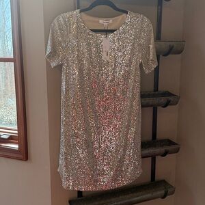 Steve Madden sequined t-shirt dress